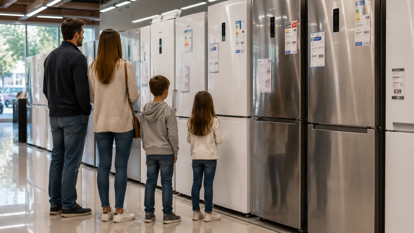 Cómo elegir el frigorífico ideal según el tamaño de tu familia y cocina