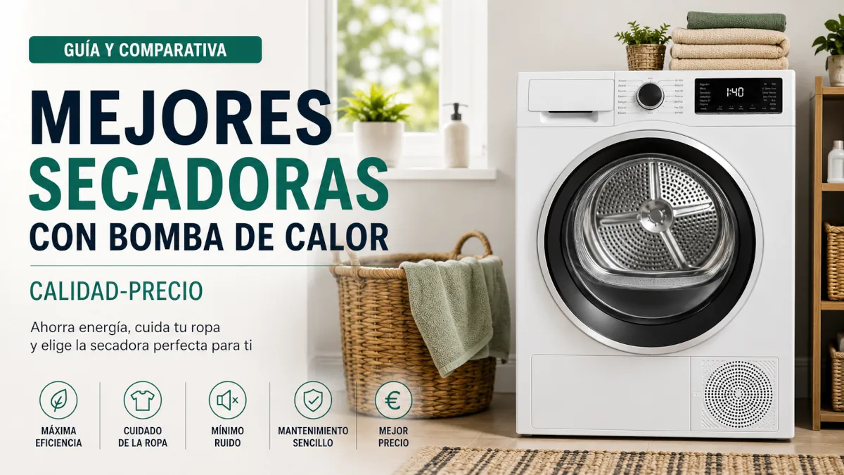 Mejores secadoras con bomba de calor calidad-precio