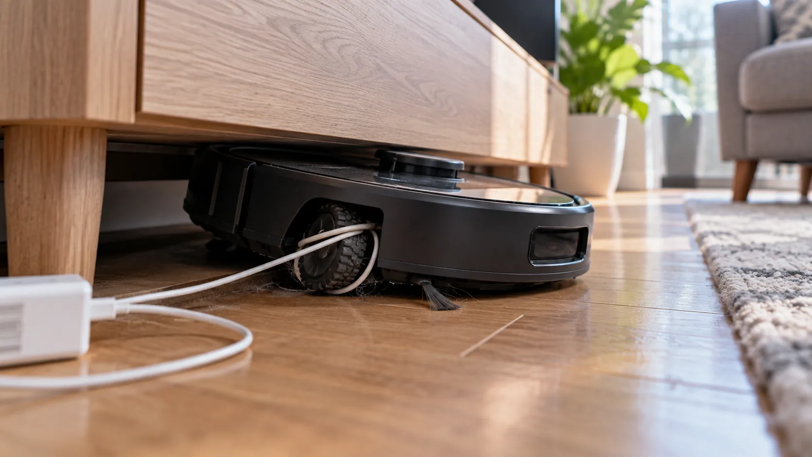 Por qué tu robot aspirador se queda atascado constantemente