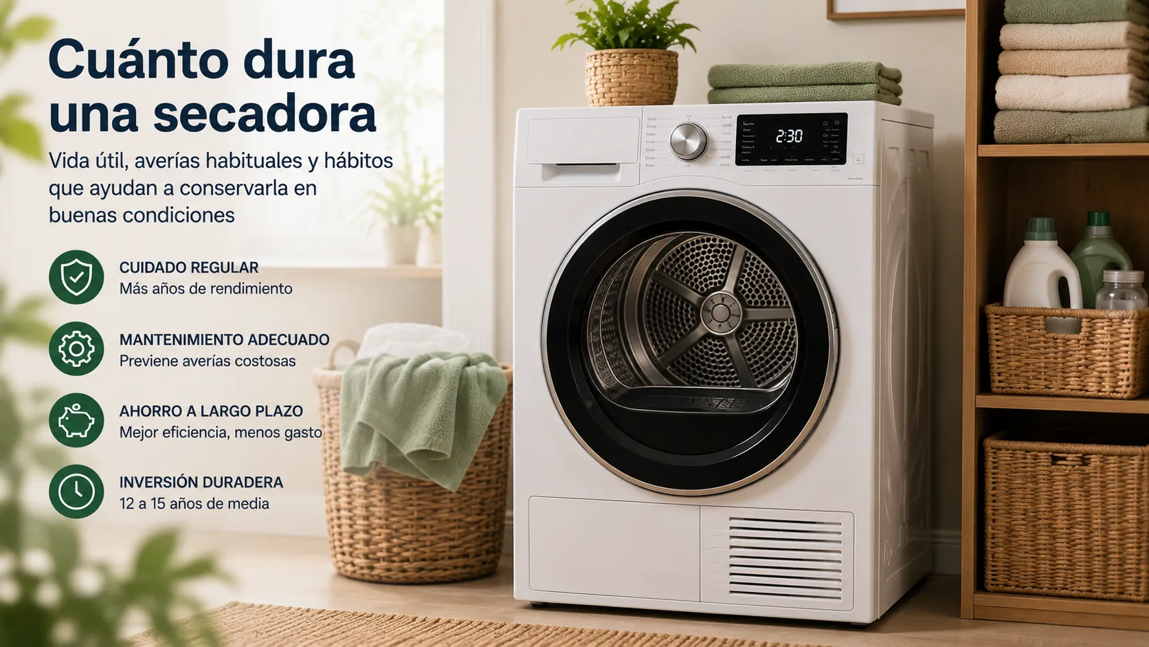 Cuánto dura una secadora